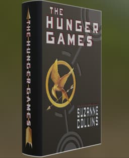 The Hunger Games - Book Litho 3d model
