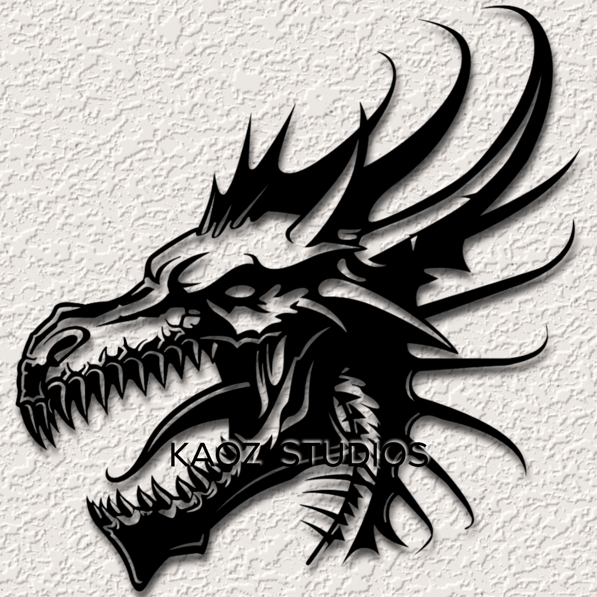 dragon wall art mythical beast wall decor fantasy decoration 3d model