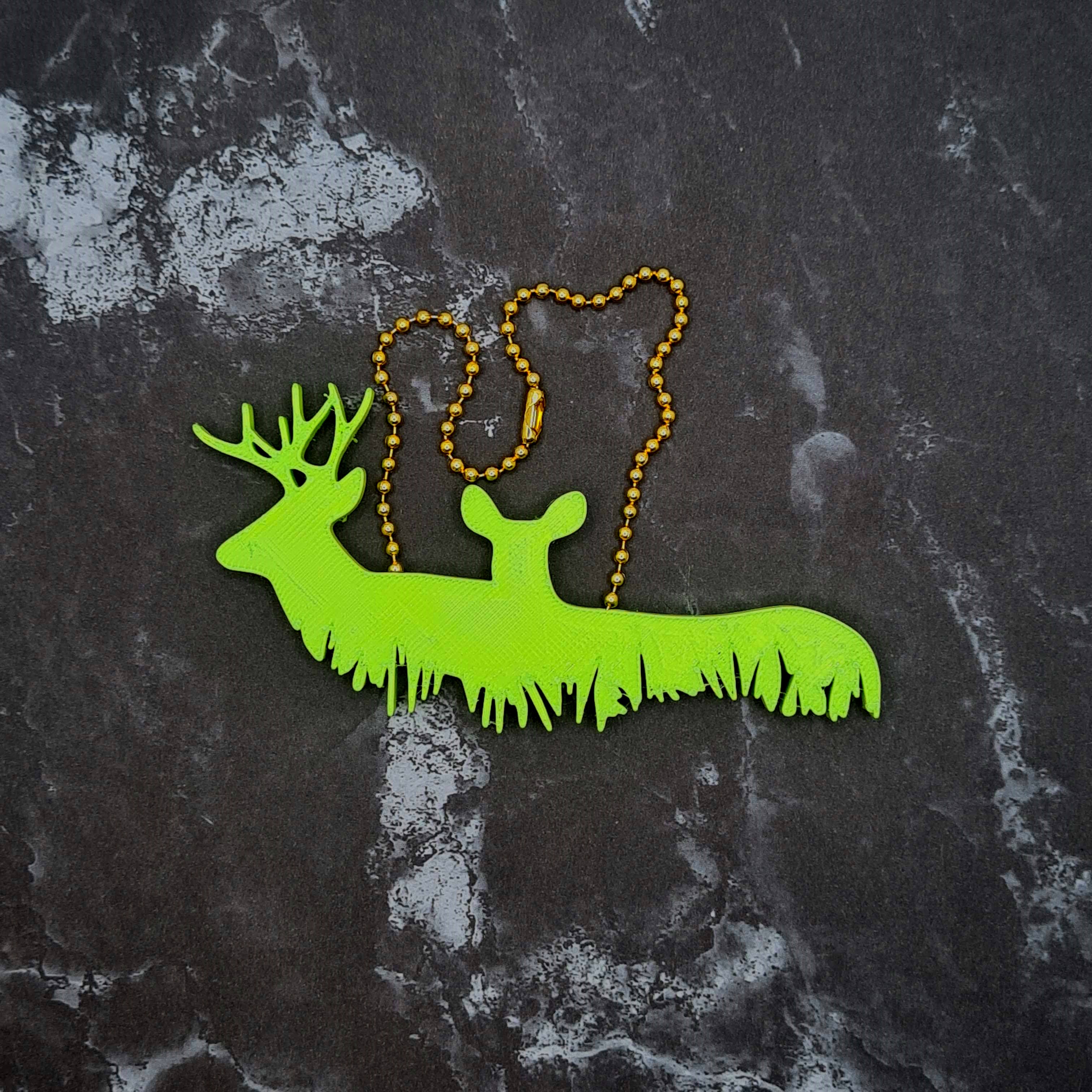 Deer Bush Charm 3d model
