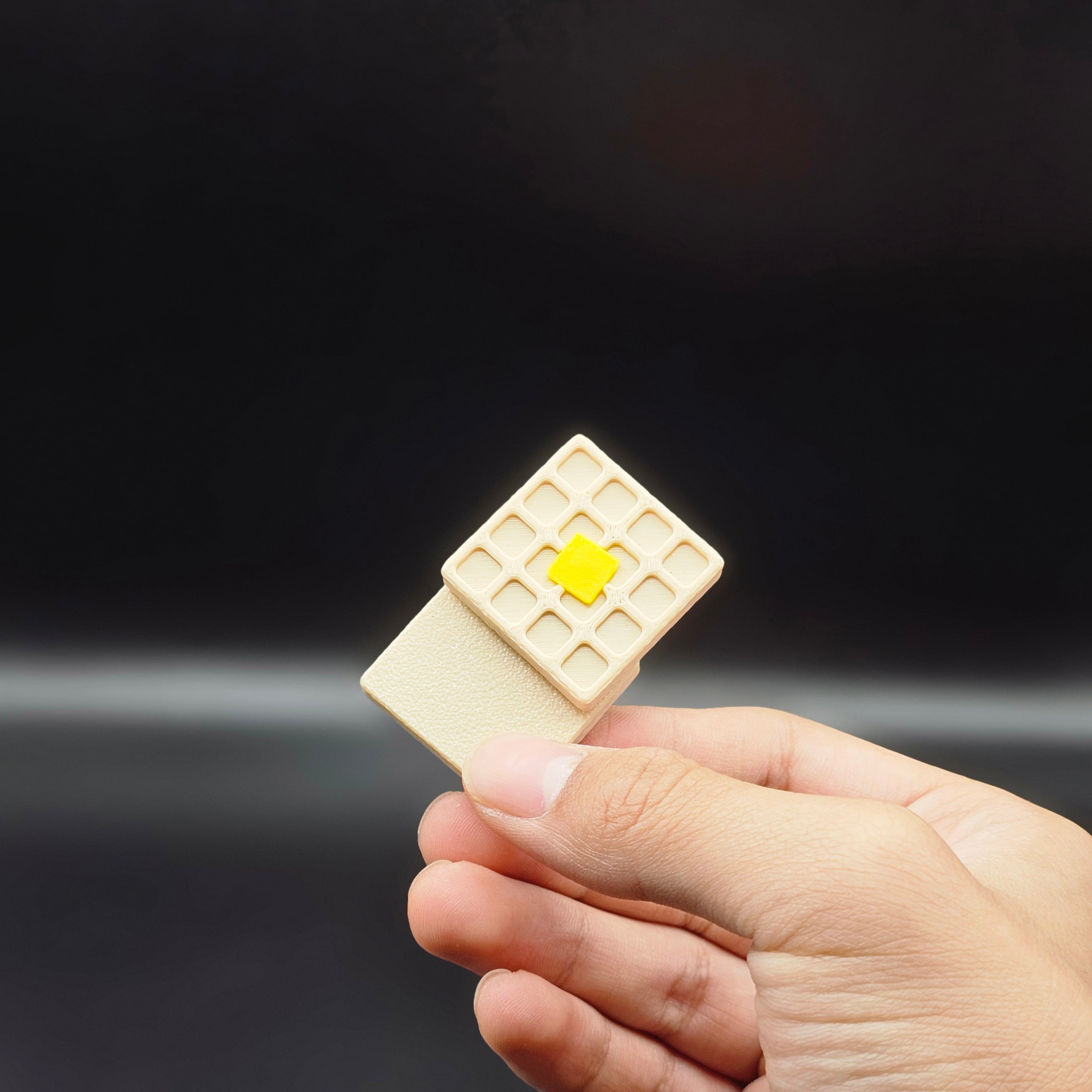 Waffle Magnetic Fidget Sliders 3d model