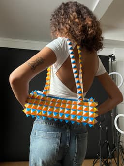 East-West Bag - Modular 3D Printed Fashion 3d model