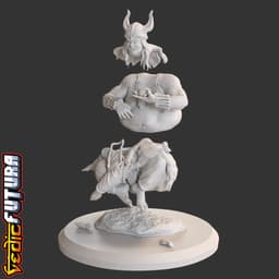 Bakasura - Hungry Man Eater from Ekacakra 3d model