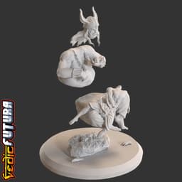 Bakasura - Hungry Man Eater from Ekacakra 3d model