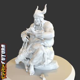 Bakasura - Hungry Man Eater from Ekacakra 3d model
