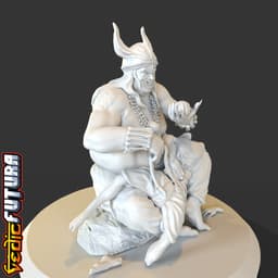 Bakasura - Hungry Man Eater from Ekacakra 3d model