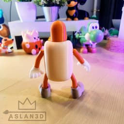 Articulated Hot Dog 3d model