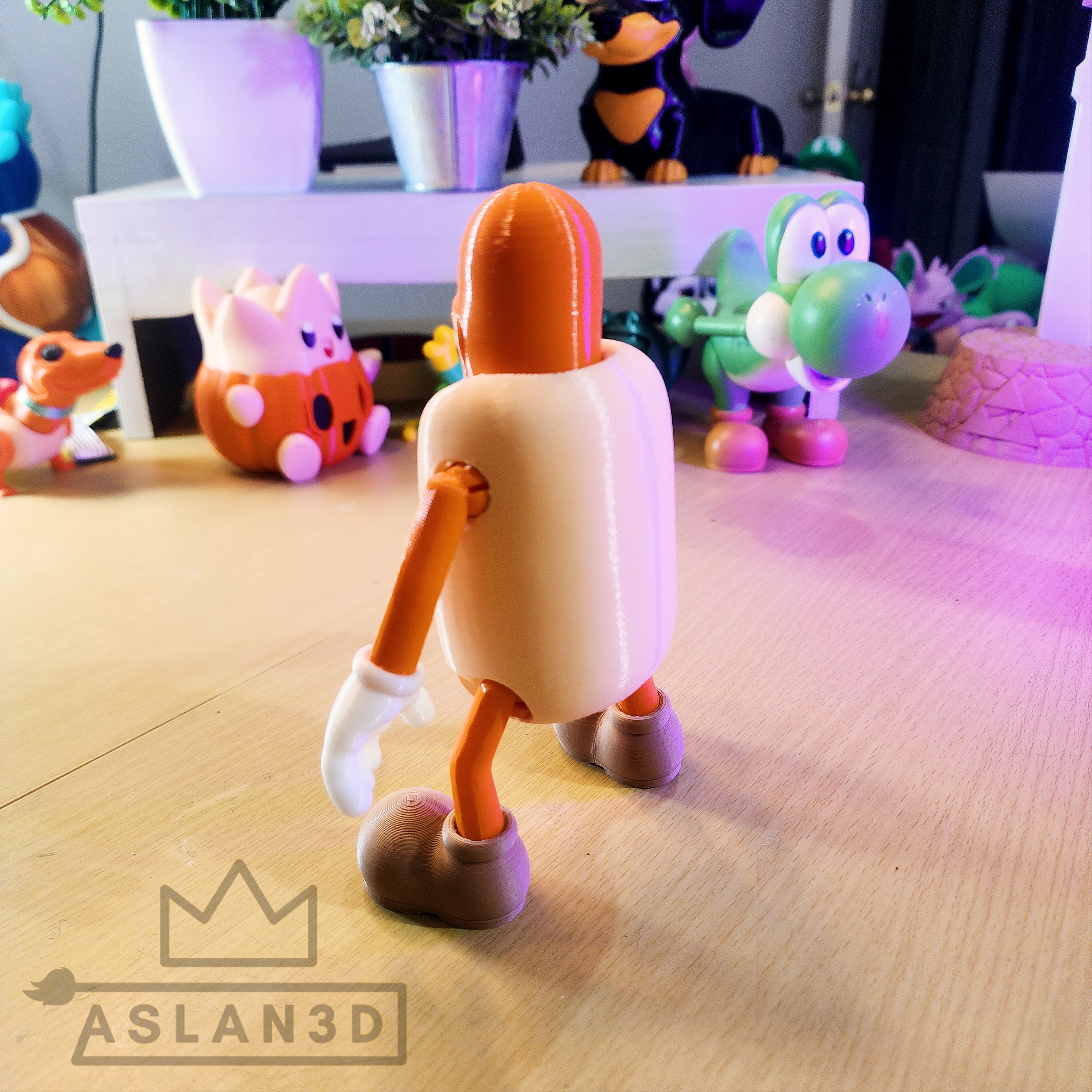 Articulated Hot Dog 3d model