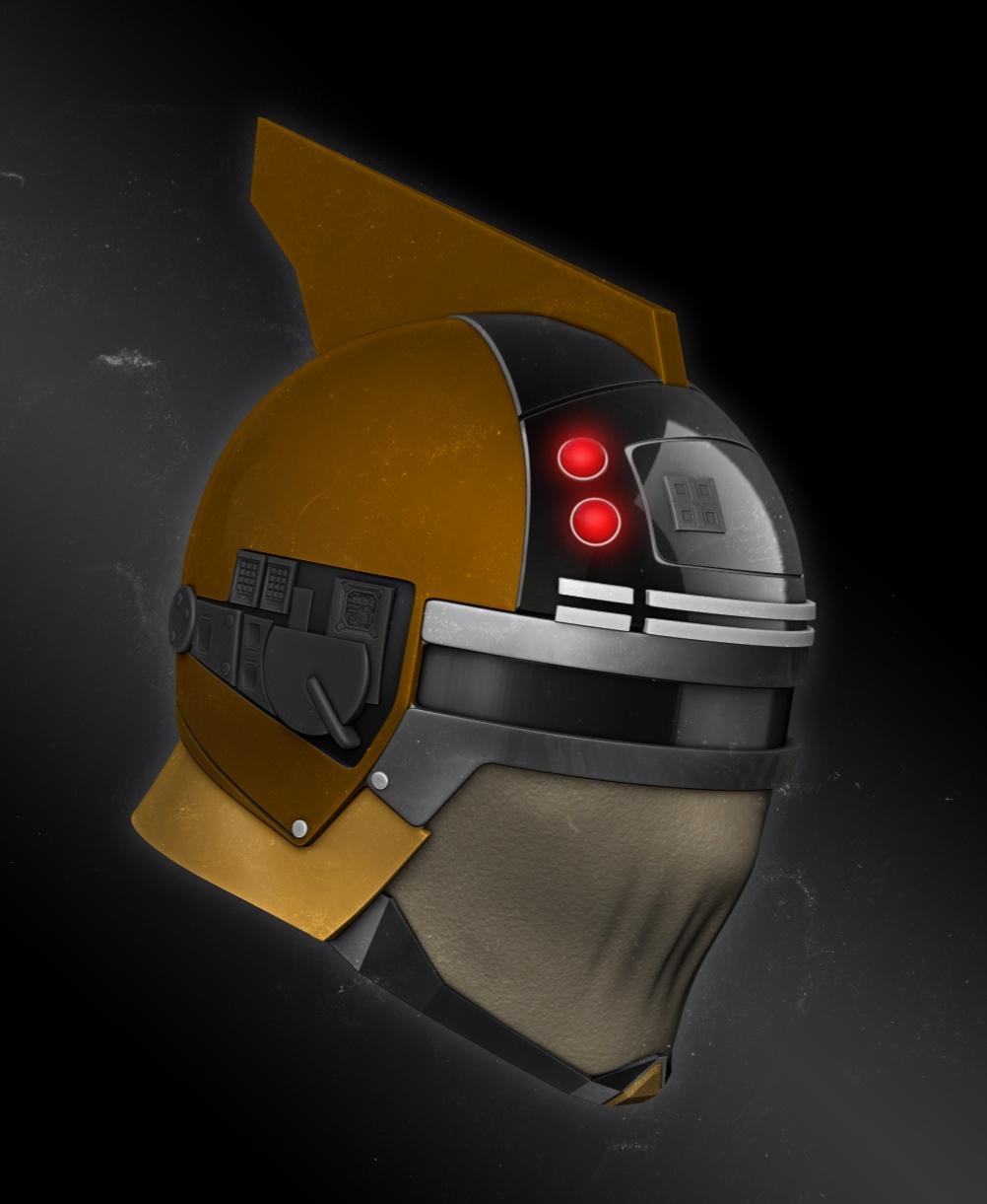 Bounty hunter helmet 3d model