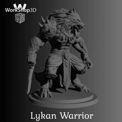 Warrior_Lykan_Legenda_Rpg_WorkShop3D 3d model