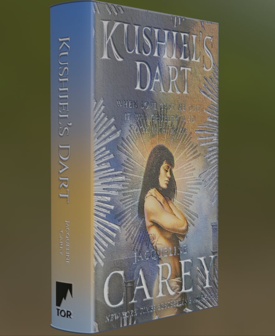Kushiel's Dart - Book Litho 3d model