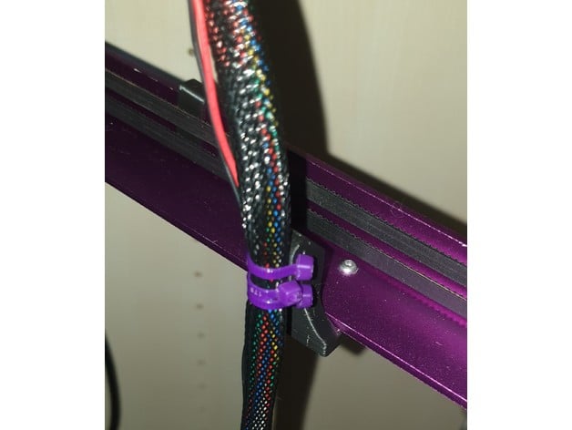 EnderXY Rear Cable Guiide 3d model