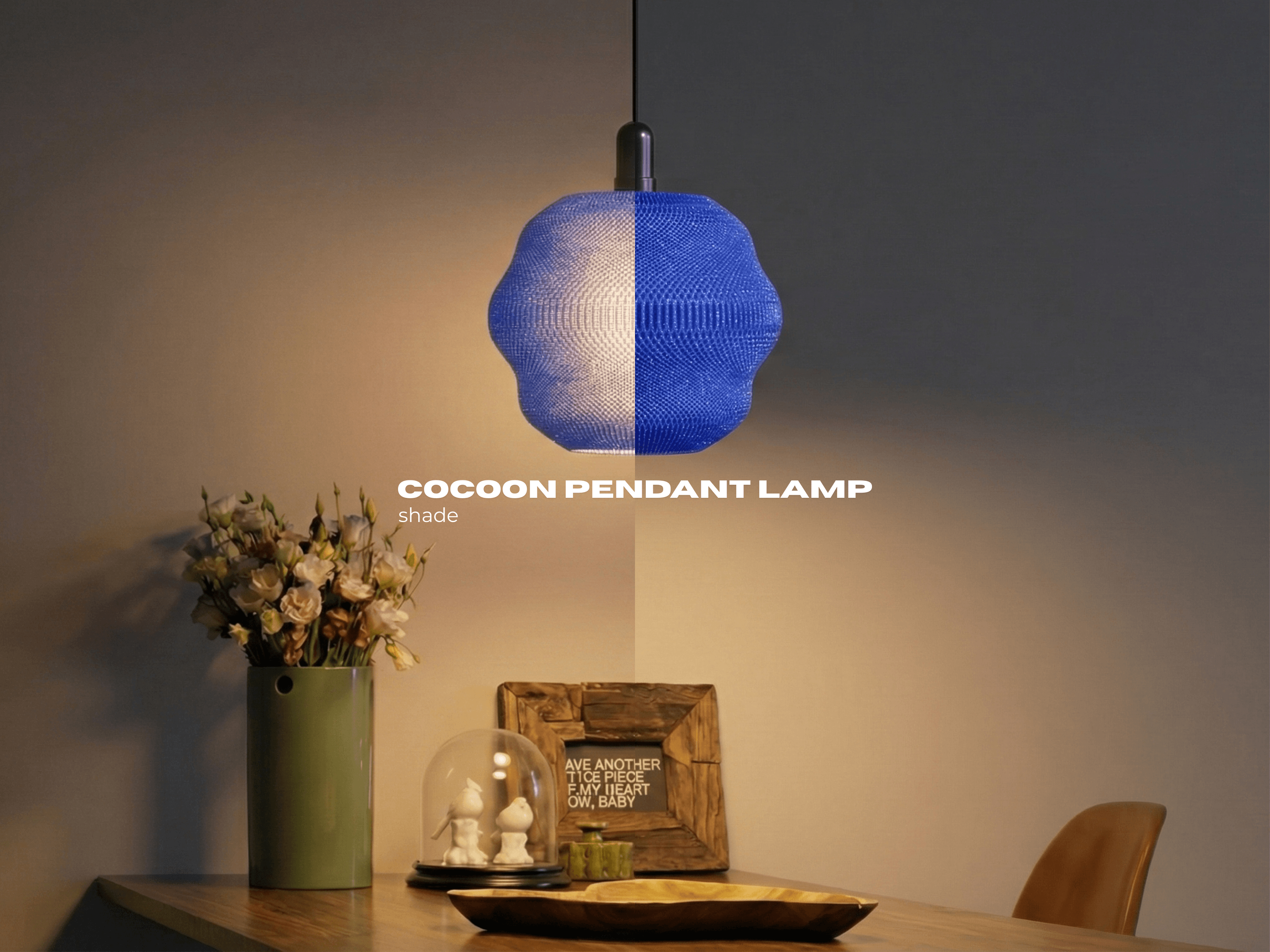 Cocoon Pendant Lamp 3d model
