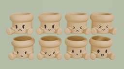 CaptusFacePot8 3d model