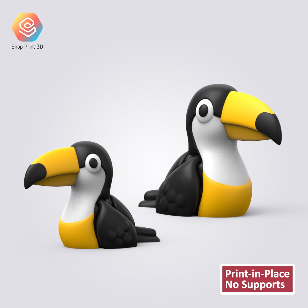 Flexi Toucan 3d model