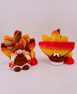 Girl Turkey Gnome 3d model