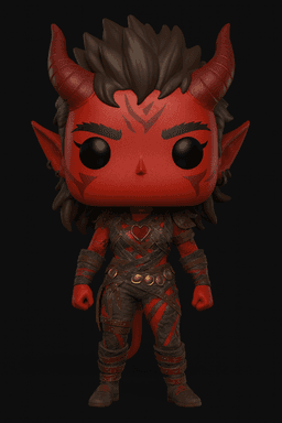 KARLACH BALDUR’S GATE 3 FUNKO POP STYLE – STL Fan Art Model 3d model