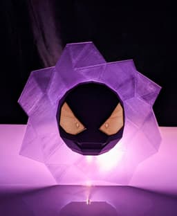 Gastly Vapor Low Poly Decoration 3d model