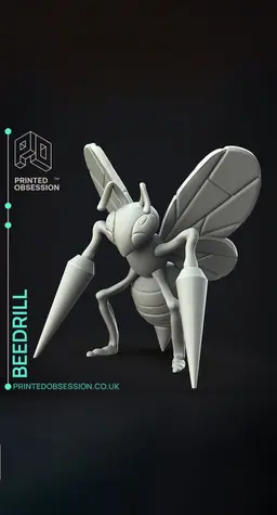 Beedrill - Pokemon - Fan Art 3d model