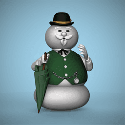Sam the Snowman (Island of Misfit Toys) 3d model