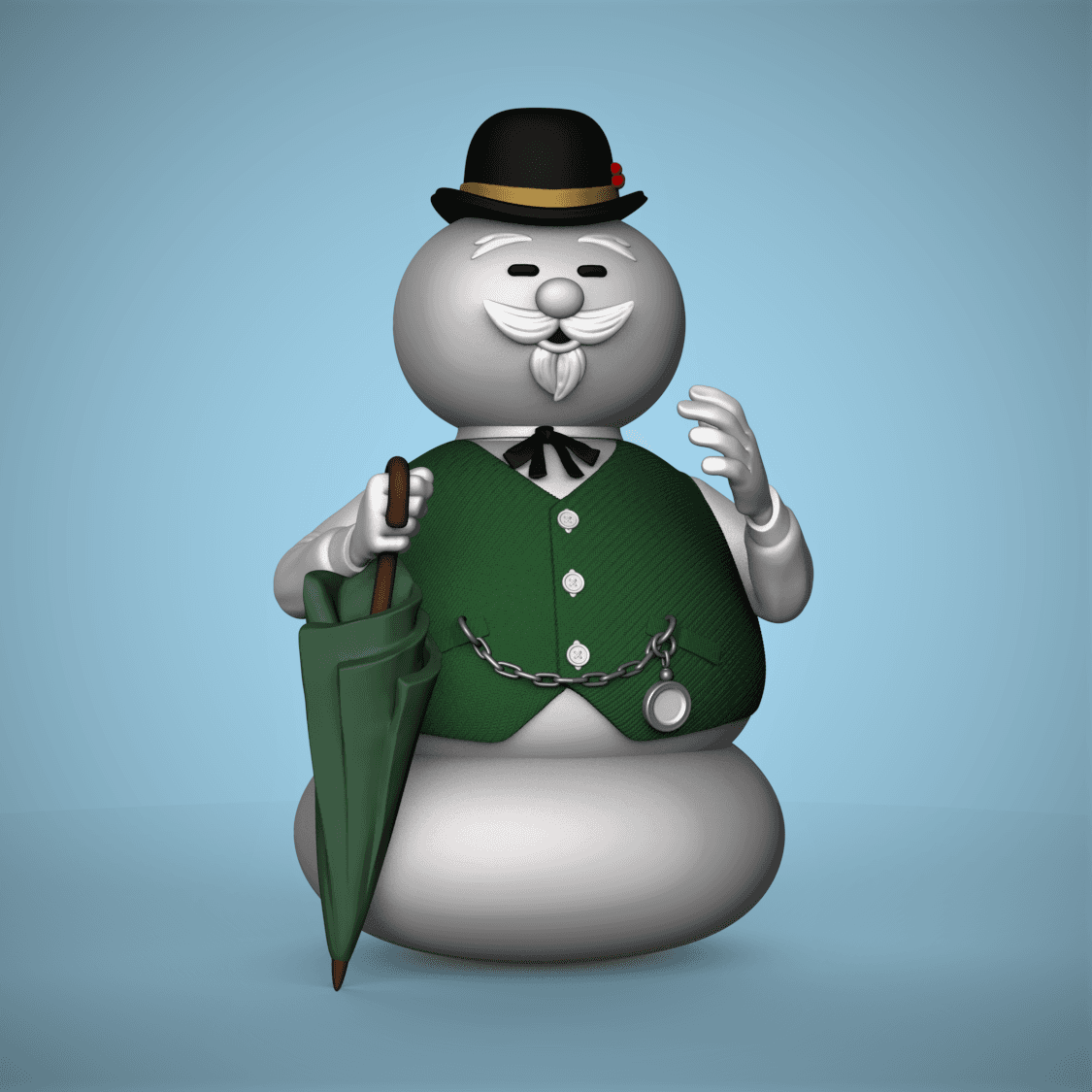 Sam the Snowman (Island of Misfit Toys) 3d model