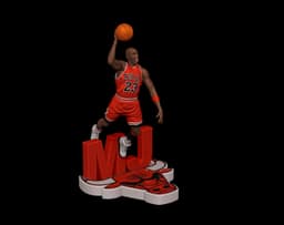 MJ Dunking 3d model