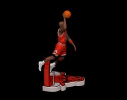 MJ Dunking 3d model