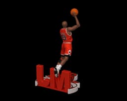 MJ Dunking 3d model