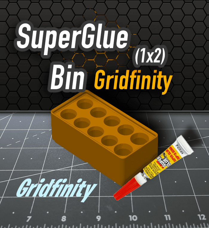SuperGlue Gridfinity 3d model