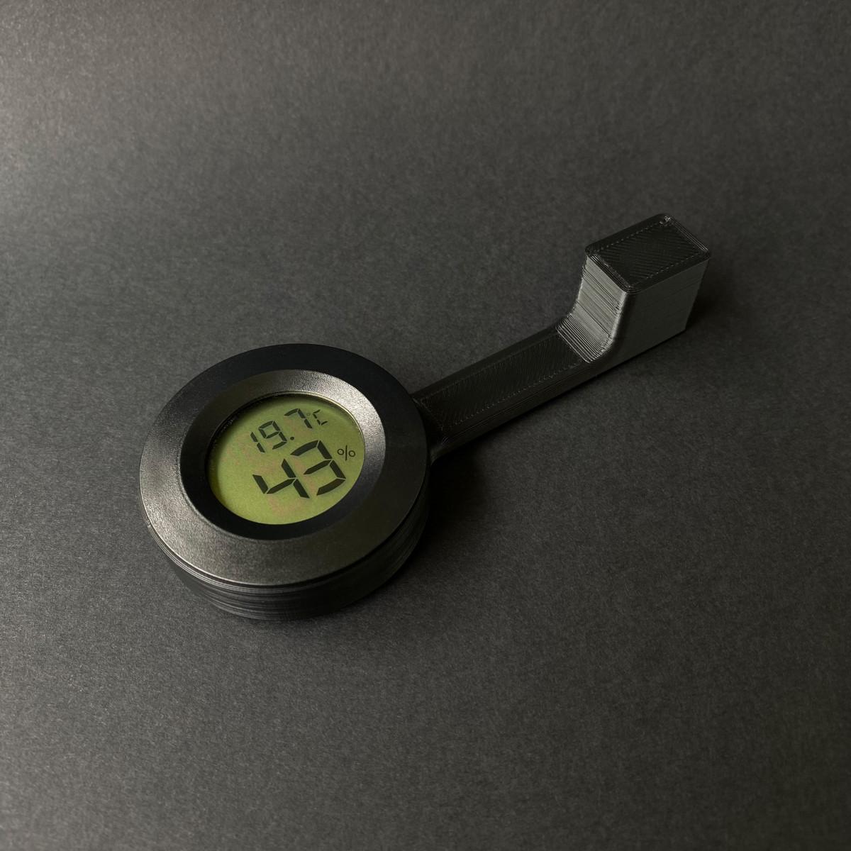 Round hygrometer holder 41 mm 3d model