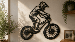 Mountain Bike Rider 2D Wall Art.3mf 3d model