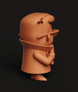 Dexter Boy Genius Statue | Cartoon Laboratory Miniature | Multi-Color 3d model