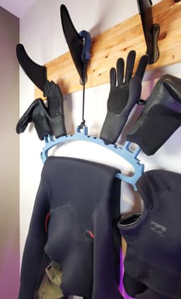 Wetsuit & Accessories Hanger 3d model