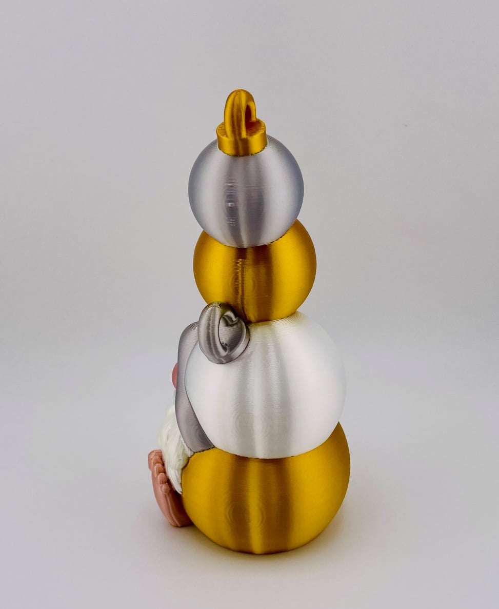 Ball Ornament Gnome Set 3d model