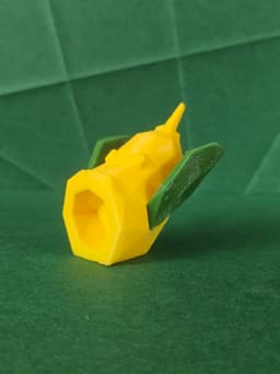 Weepinbell Low Poly Pokemon 3d model