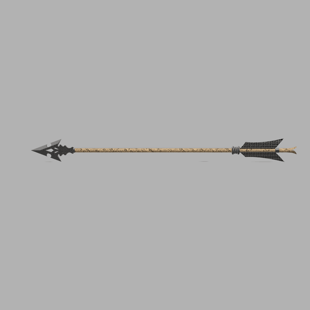 Aesthetic Arrow Design | 11cm | Resin 3D Print Model 3d model