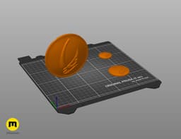 Mandalorian and Grogu - Mudhorn Shield Brooch 3d model