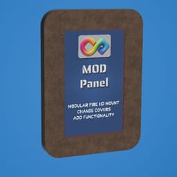 MOD Panel - Modular Fire HD 8 Wall Mount 3d model