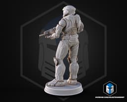 Noble 6 Figurine Pose 1 - 3D Print Files 3d model