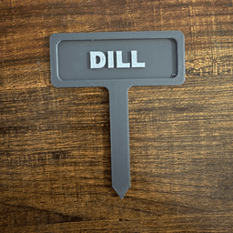 Dill Garden Marker | 3D Print 3MF 3d model