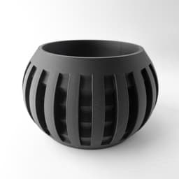 The Amada Planter Pot with Drainage Tray & Stand | Modern and Unique Home Decor for Plants 3d model