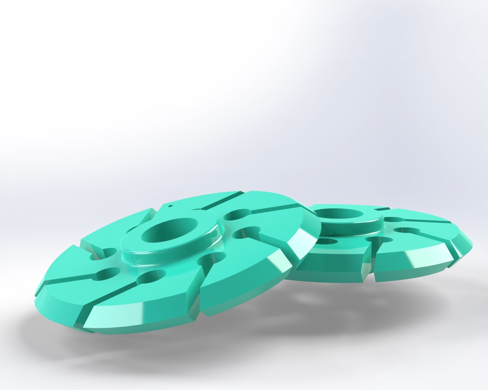 Ninja Star Keychain 3d model