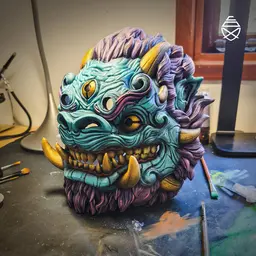 Taowu Mask 3d model