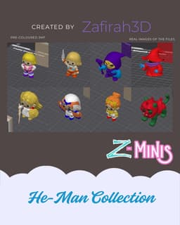 HE-MAN Z-MINI COLLECTION 3d model