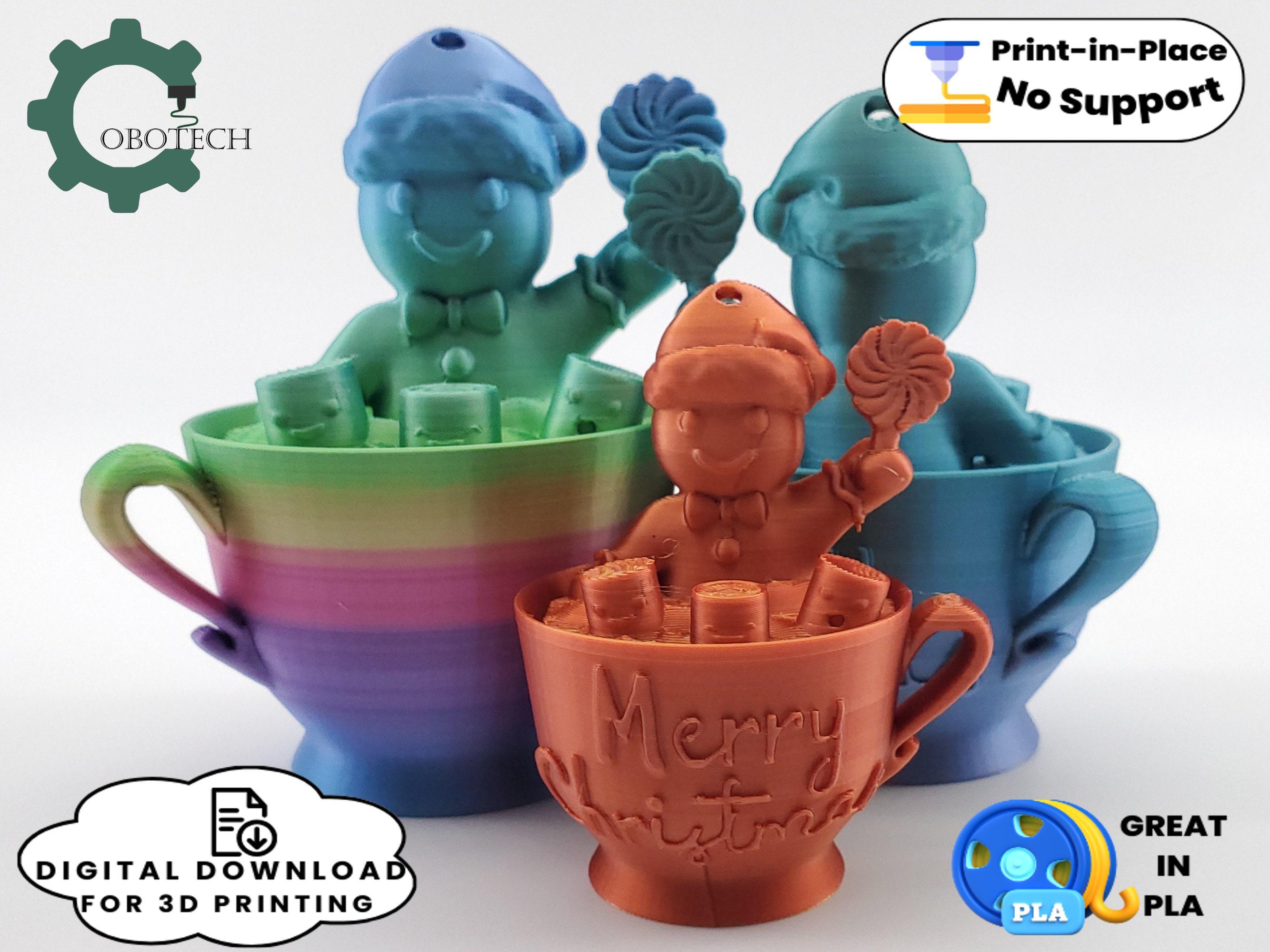 Cobotech Articulated Gingerbread Cup 3d model