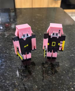 Piglin fully articulated 3d model