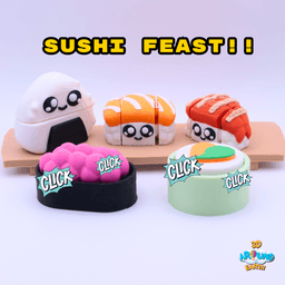 Sushi Feast 3d model