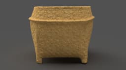 Wicker Basket 3d model