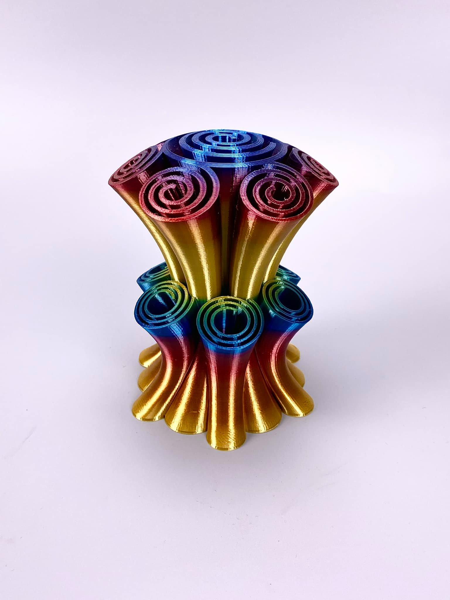 Scroll Vase 3d model