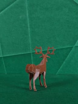 Stantler Low Poly Pokemon 3d model