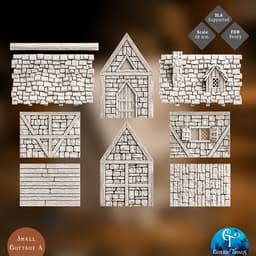 Small Cottage A 3d model